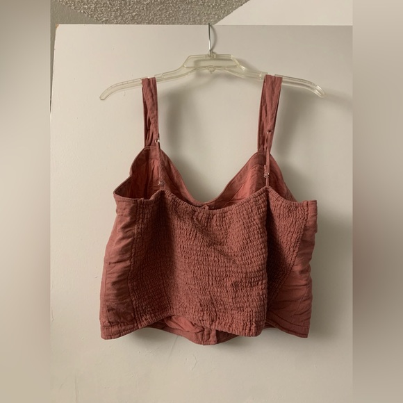 Abercrombie Pleated Wide Strap Button-Through Cami - Picture 3 of 8